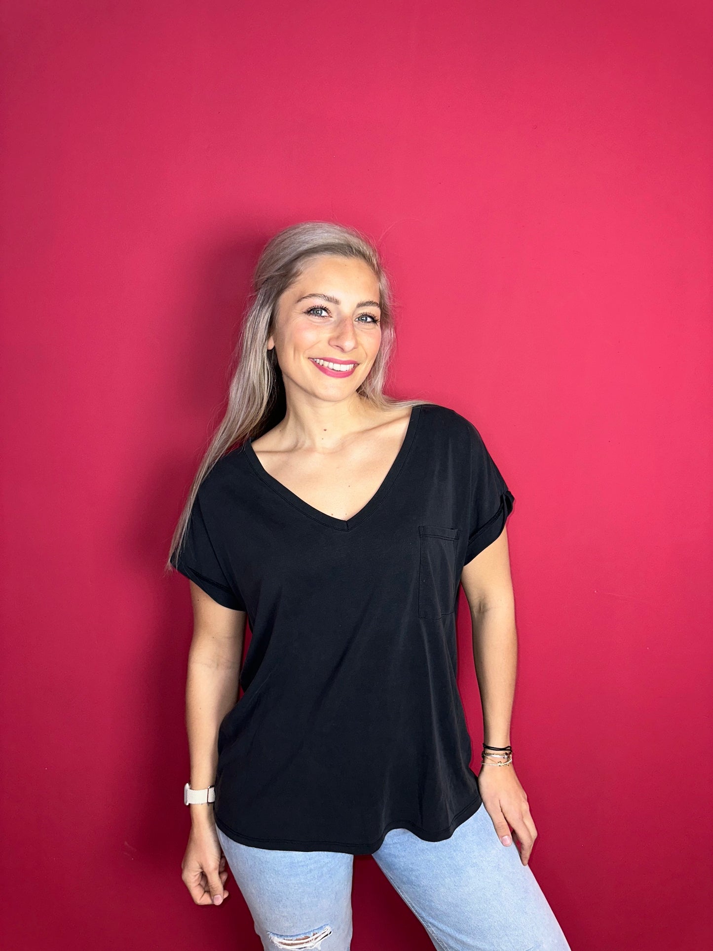 T-shirt SET zwart - Maat 42