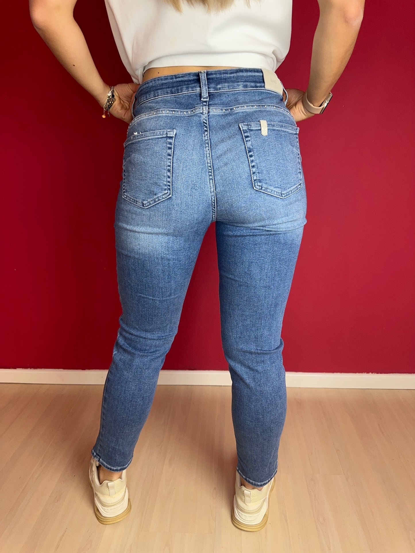 Jeans Liu Jo studs - Maat 32