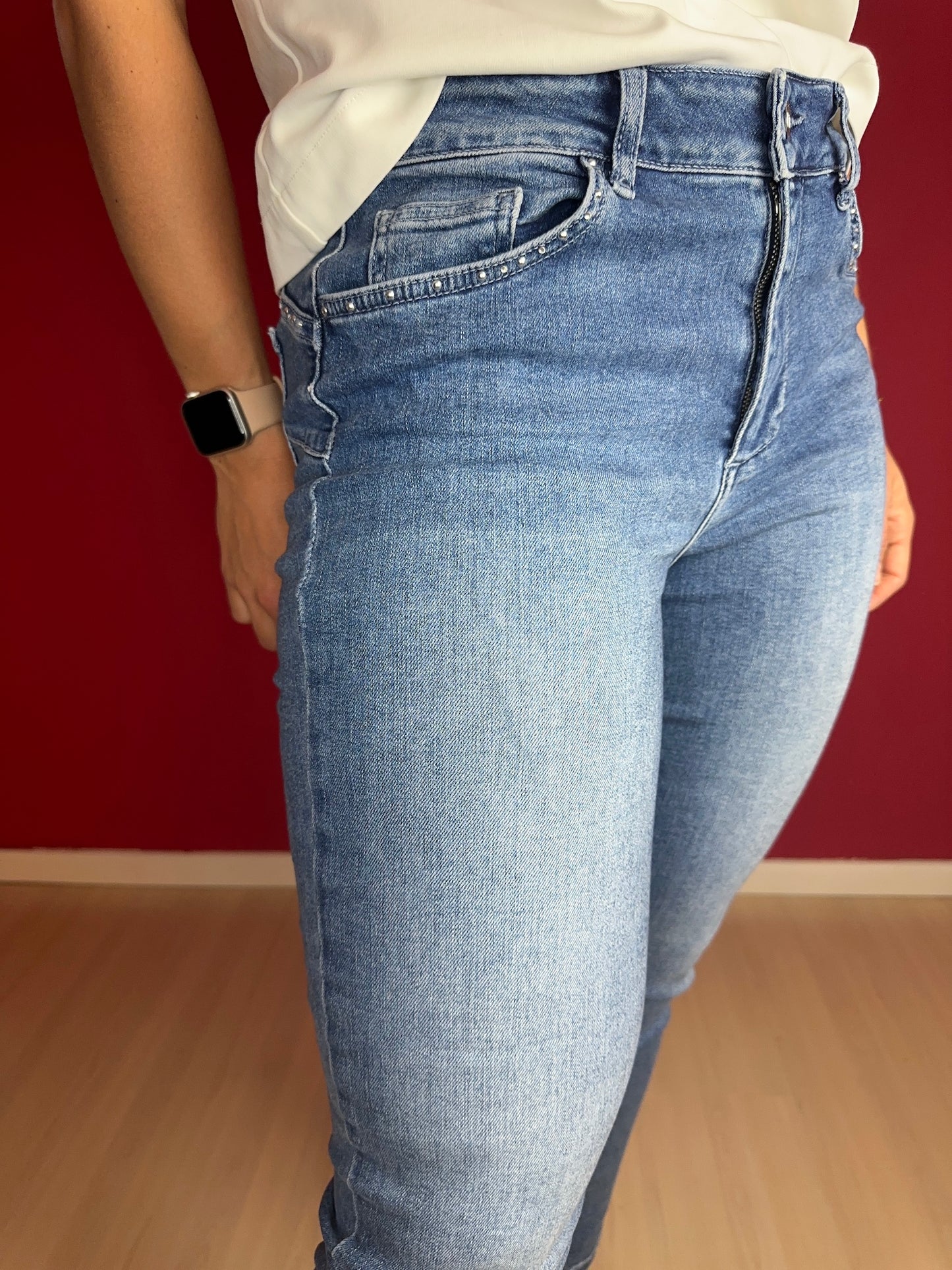 Jeans Liu Jo studs - Maat 32