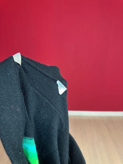 Broek Brodie cashmere zwart/neon groen - Maat M