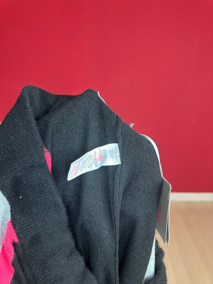 Broek Brodie Cashmere zwart/neon roze - Maat L