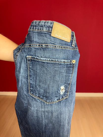 Jeans Cambio studs roségoud - Maat 44