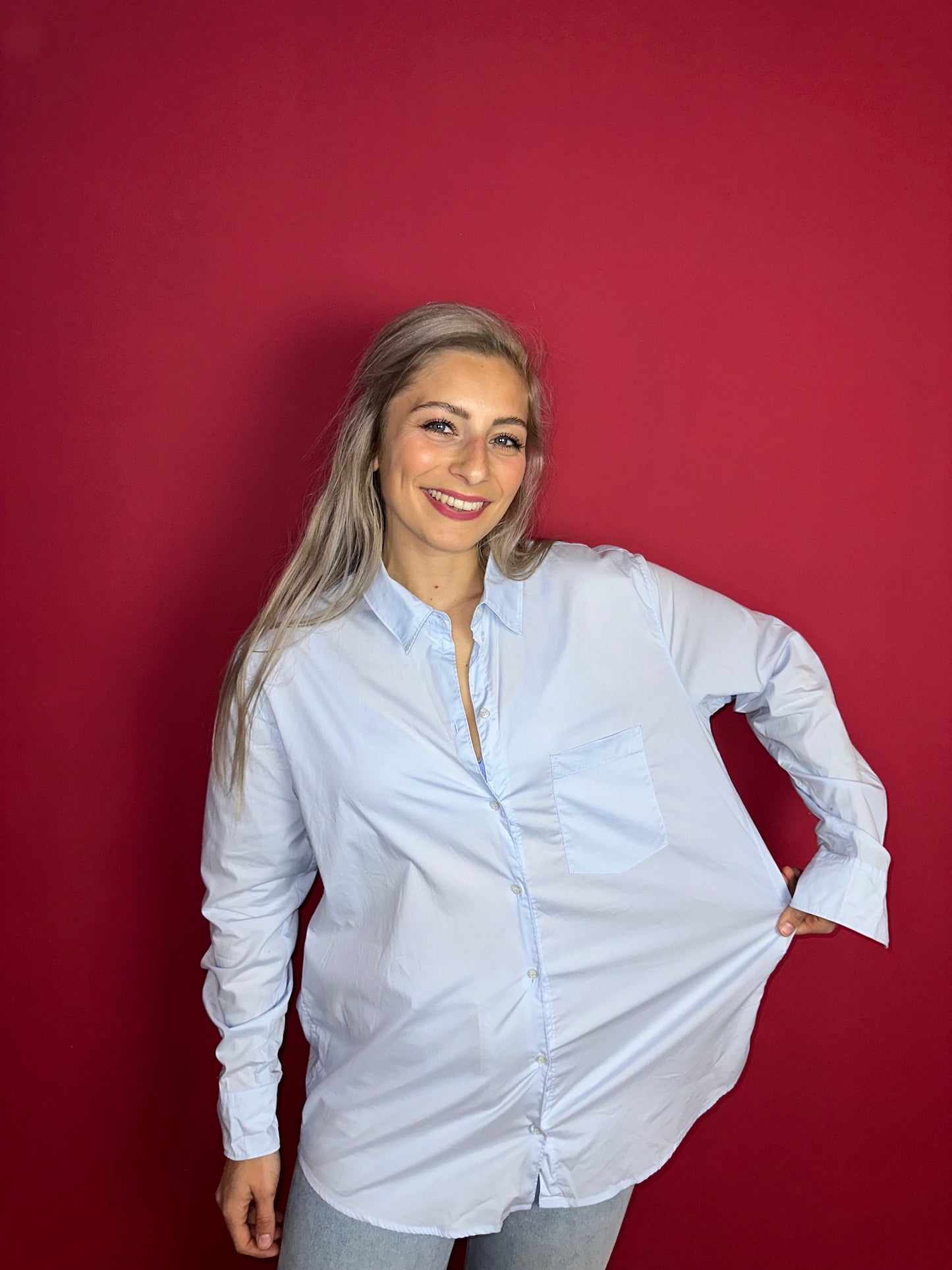Overhemd SET lichtblauw - Maat 40