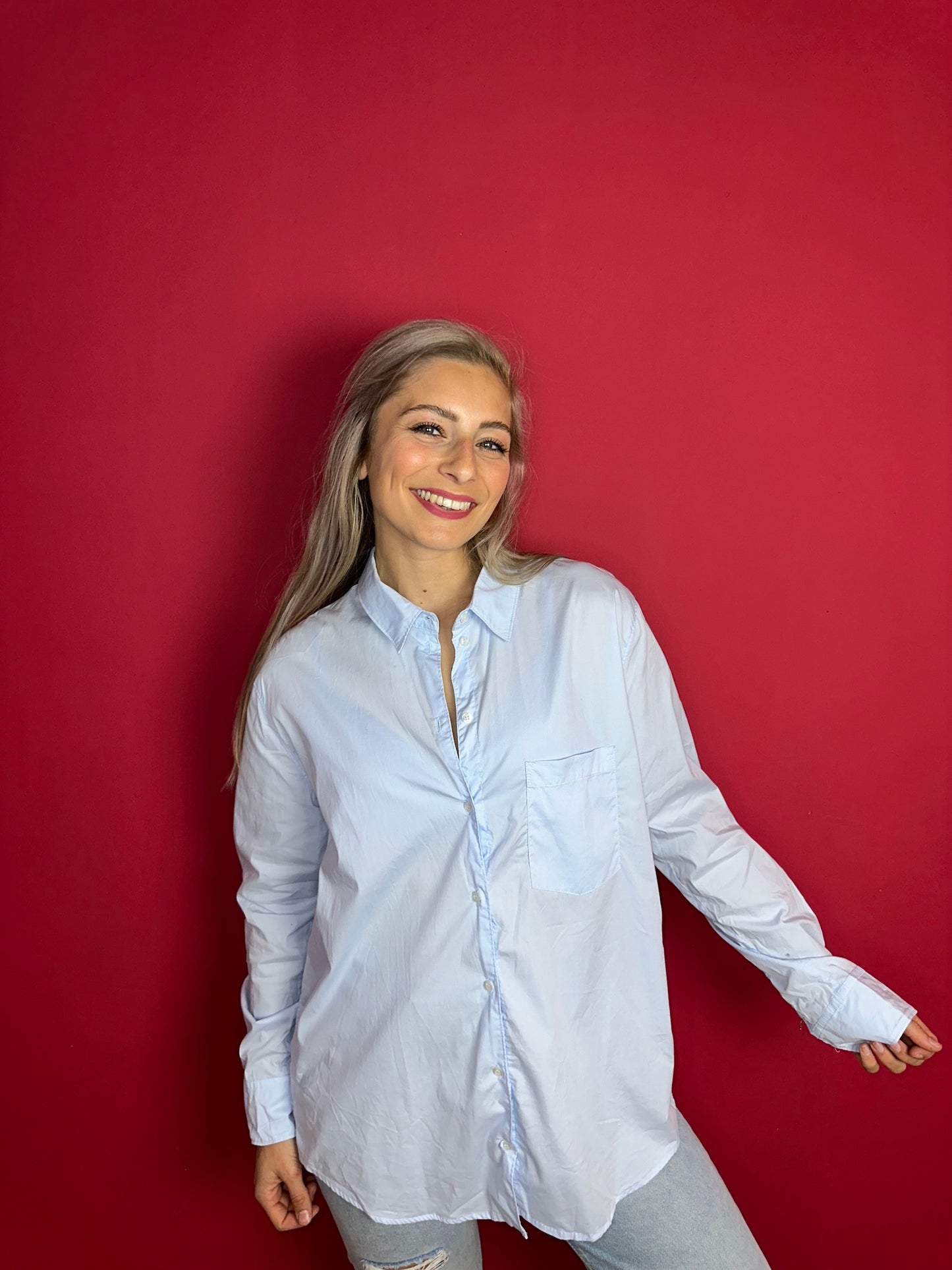 Overhemd SET lichtblauw - Maat 40