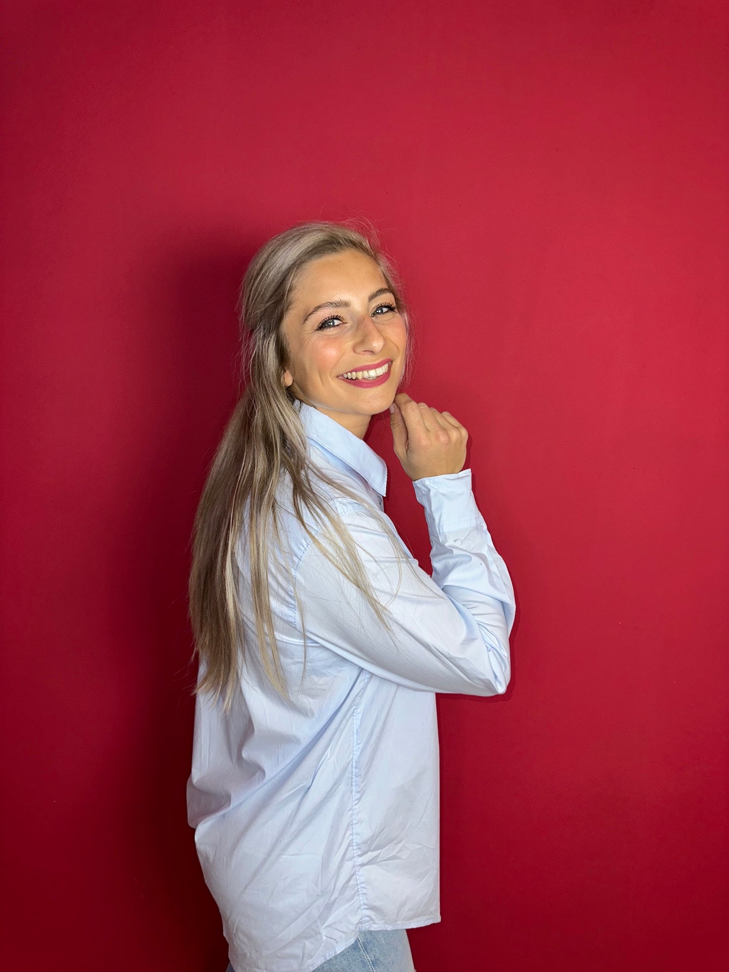 Overhemd SET lichtblauw - Maat 40