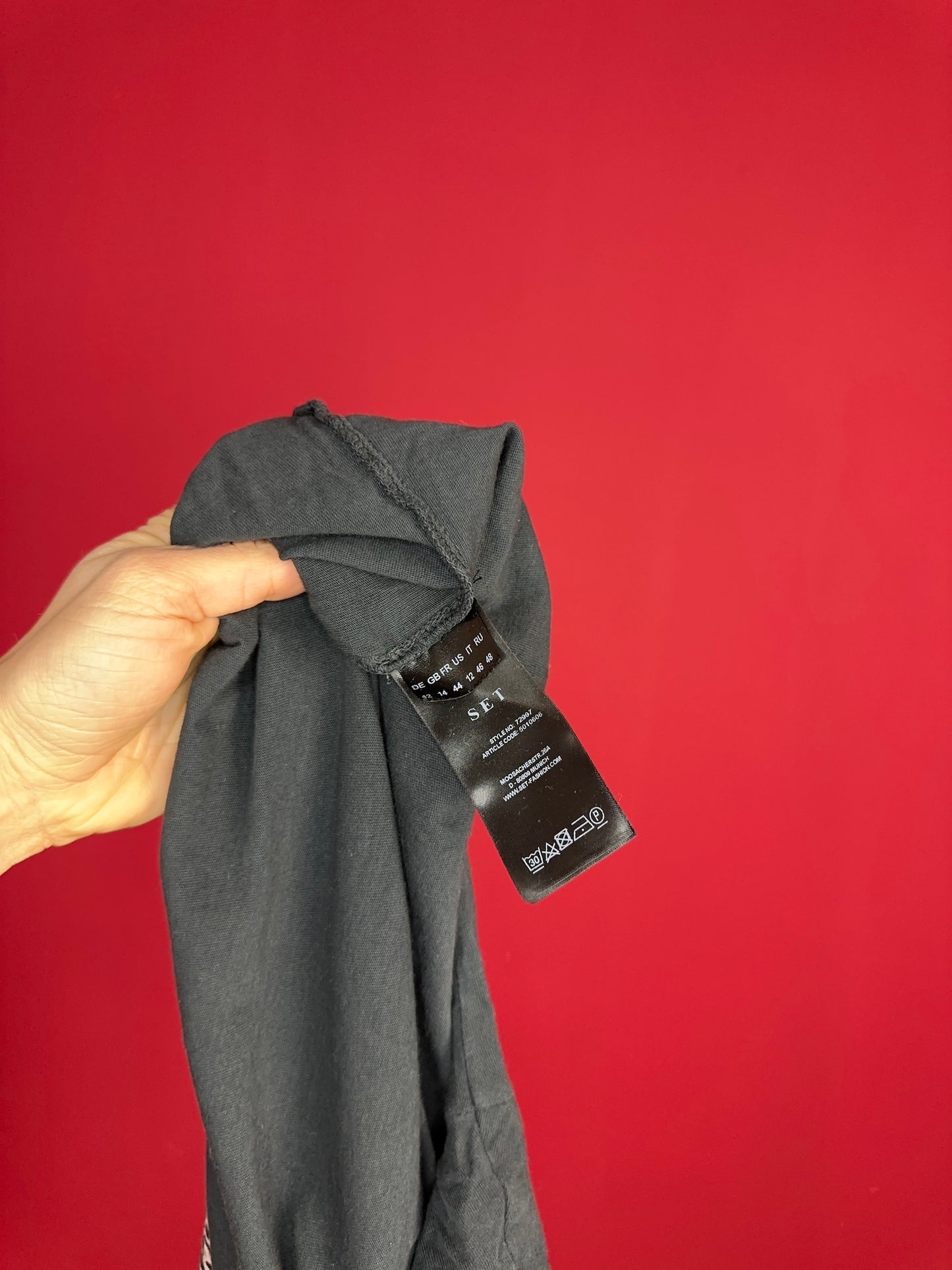 T-shirt SET zwart tijgers - Maat 42