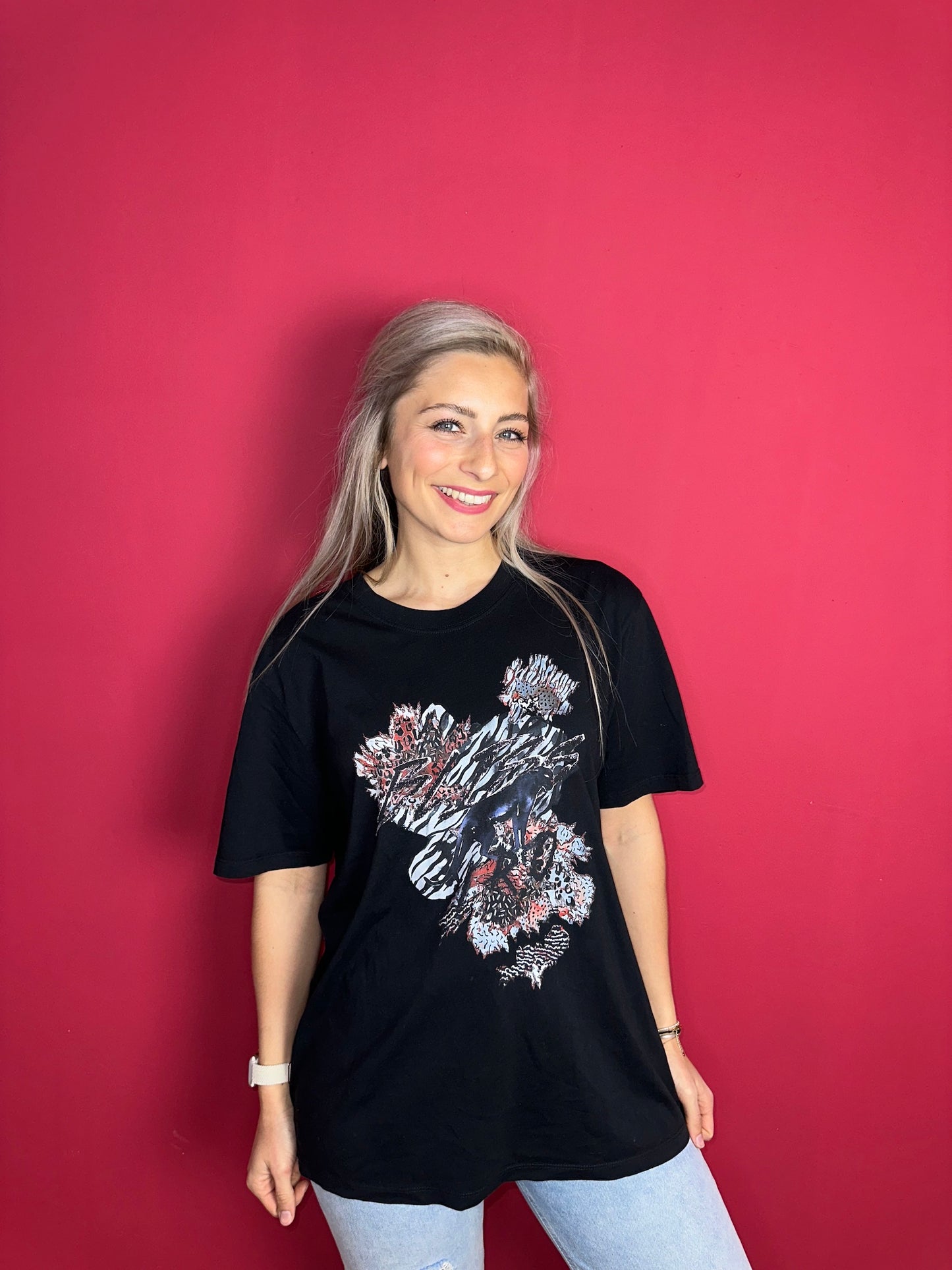 T-shirt IRO zwart - Maat L