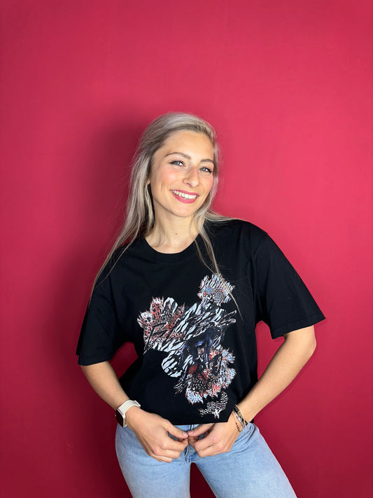 T-shirt IRO zwart - Maat L