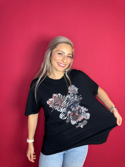 T-shirt IRO zwart - Maat L