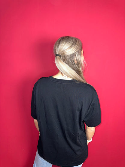 T-shirt IRO zwart - Maat L