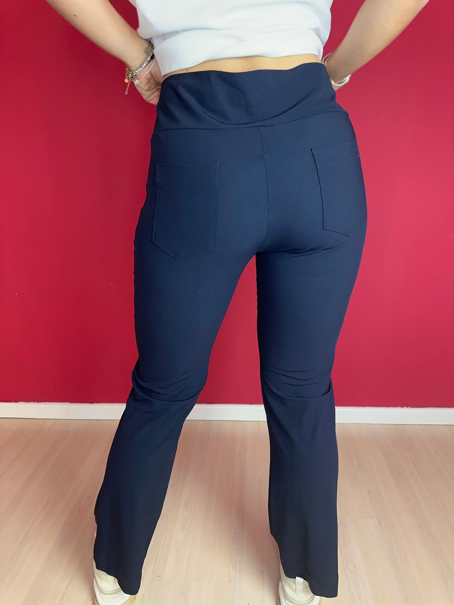Broek flair Japan TKY donkerblauw - Maat L