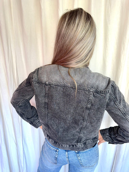 Jack H&M denim grijs maat XS