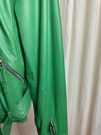 Jack Ibana biker leer groen - maat 40 (L)