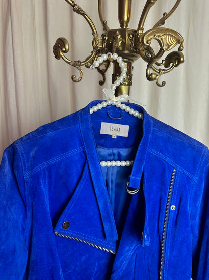 Jack Ibana suede cobalt - maat M(38)