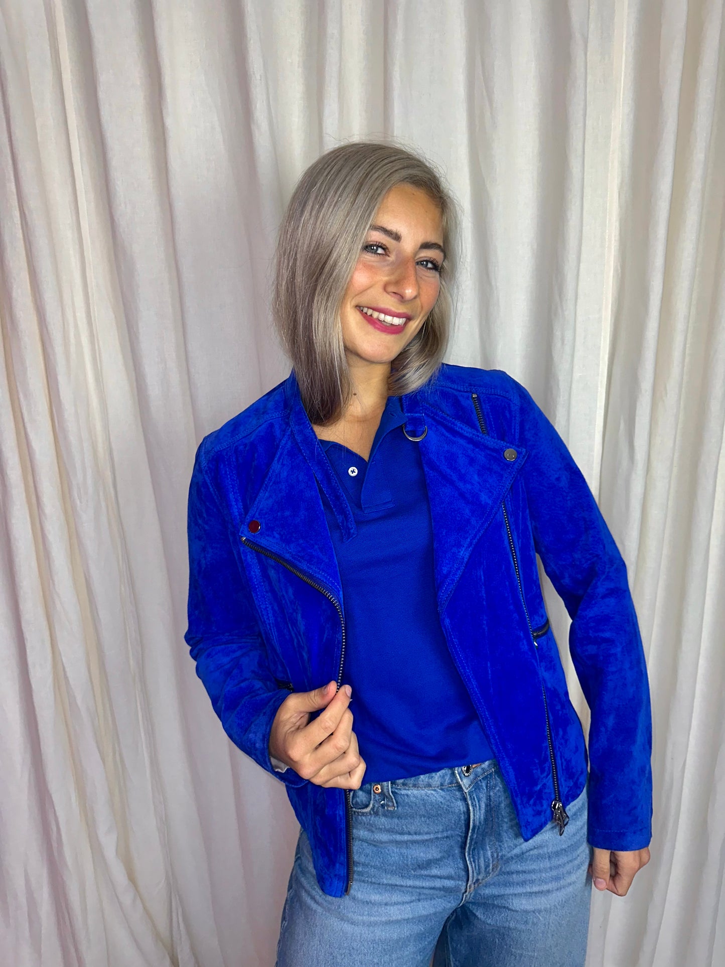 Jack Ibana suede cobalt - maat M(38)