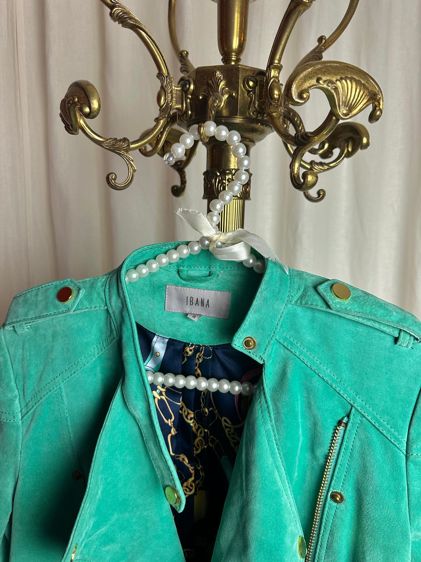 Jack Ibana suede mintgroen - maat 36(S)