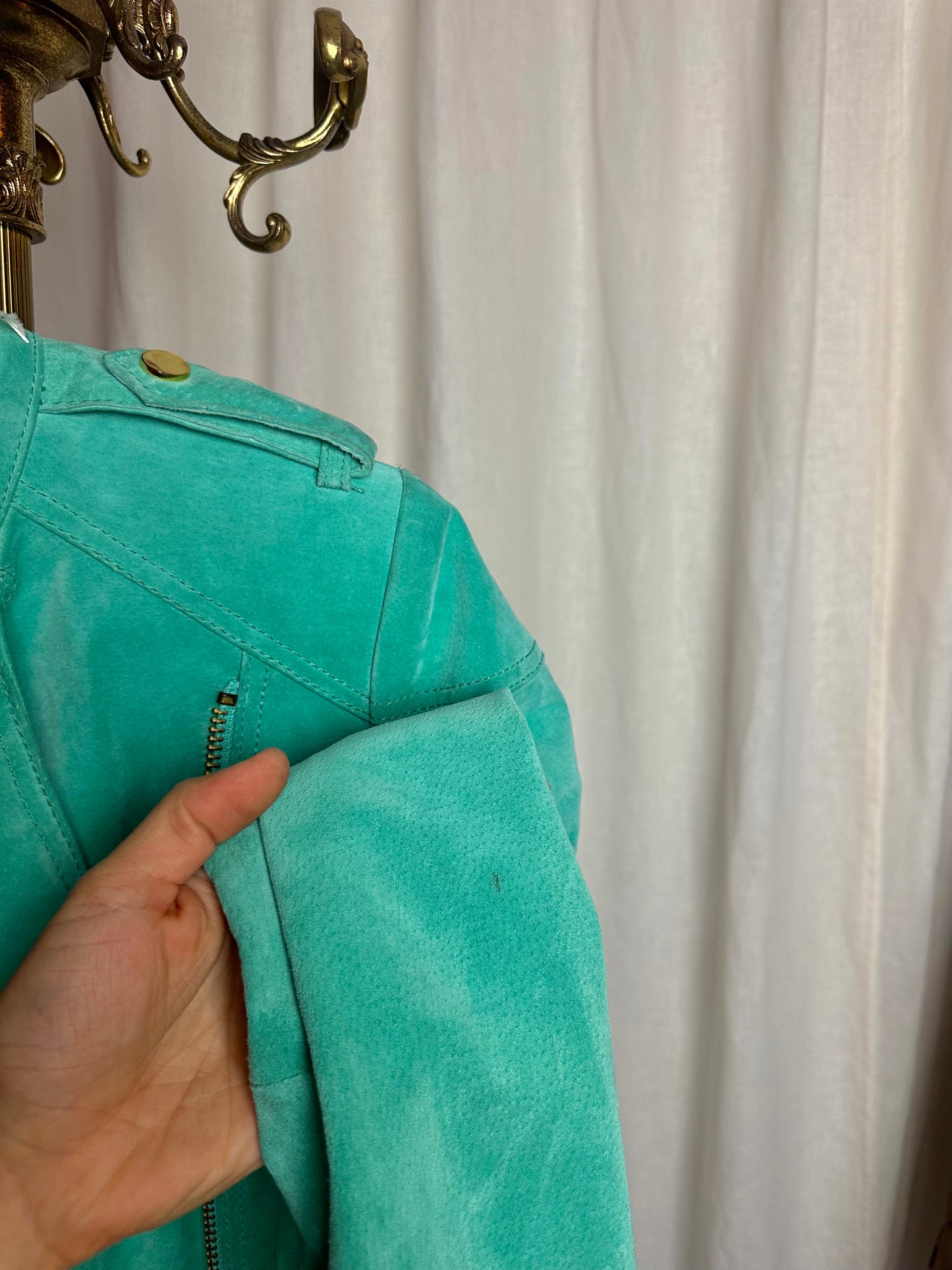 Jack Ibana suede mintgroen - maat 36(S)