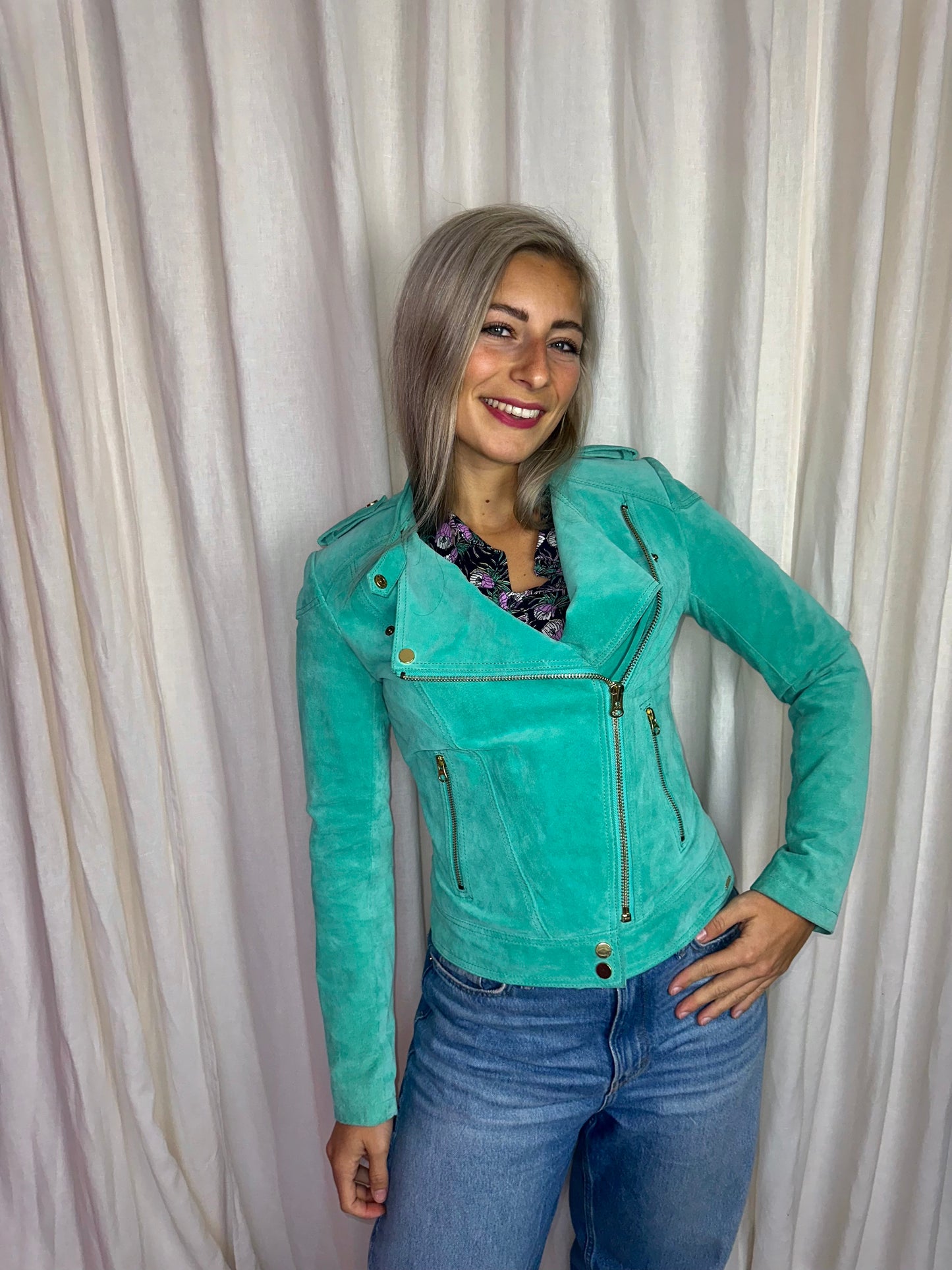 Jack Ibana suede mintgroen - maat 36(S)