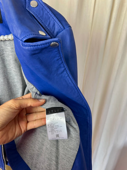Jack SET leer cobalt blauw - maat 36 (S)