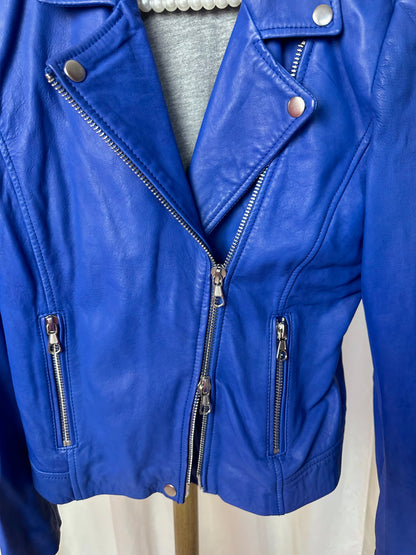 Jack SET leer cobalt blauw - maat 36 (S)
