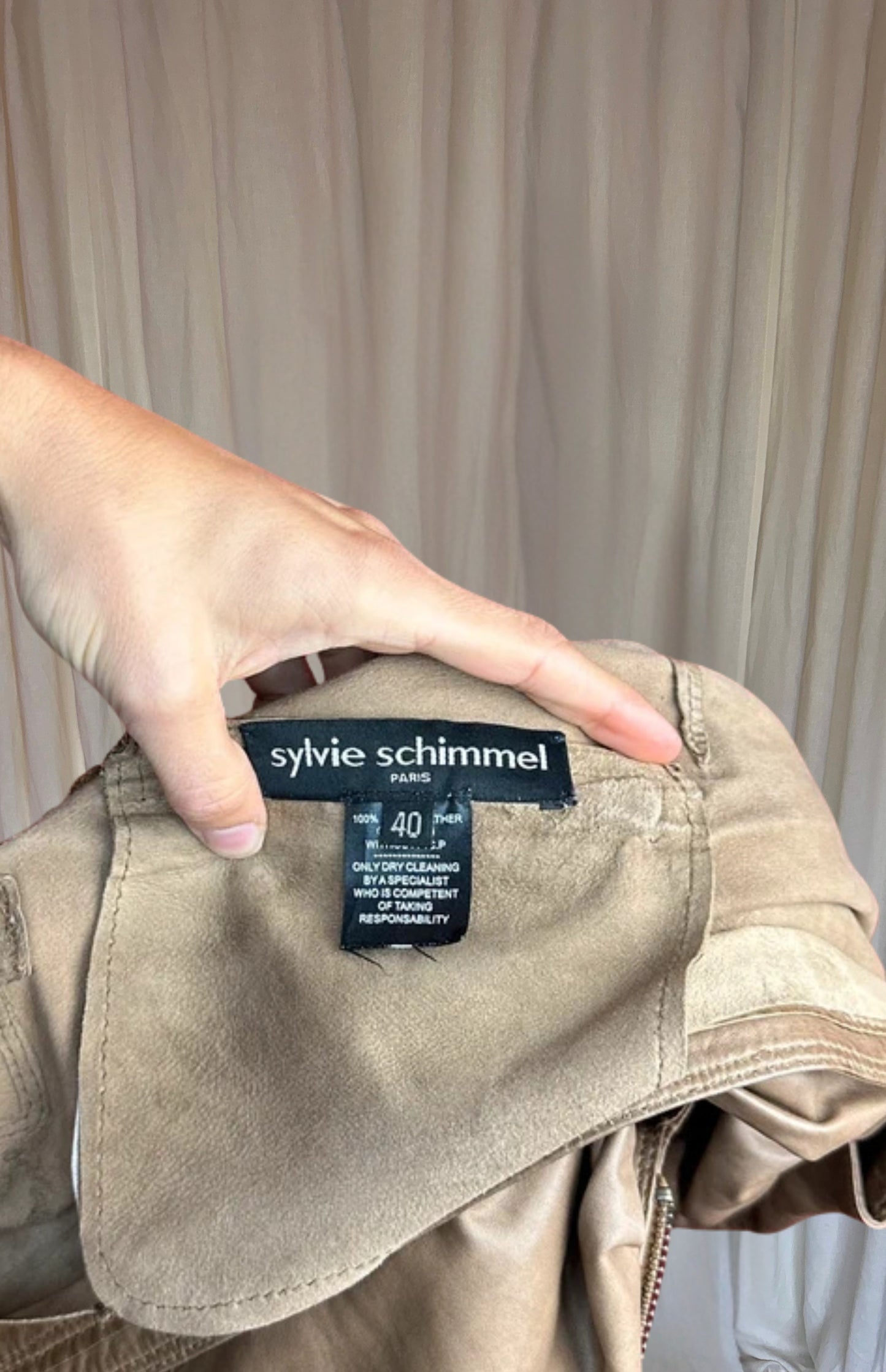 Jack Sylvie Schimmel leer bruin maat M