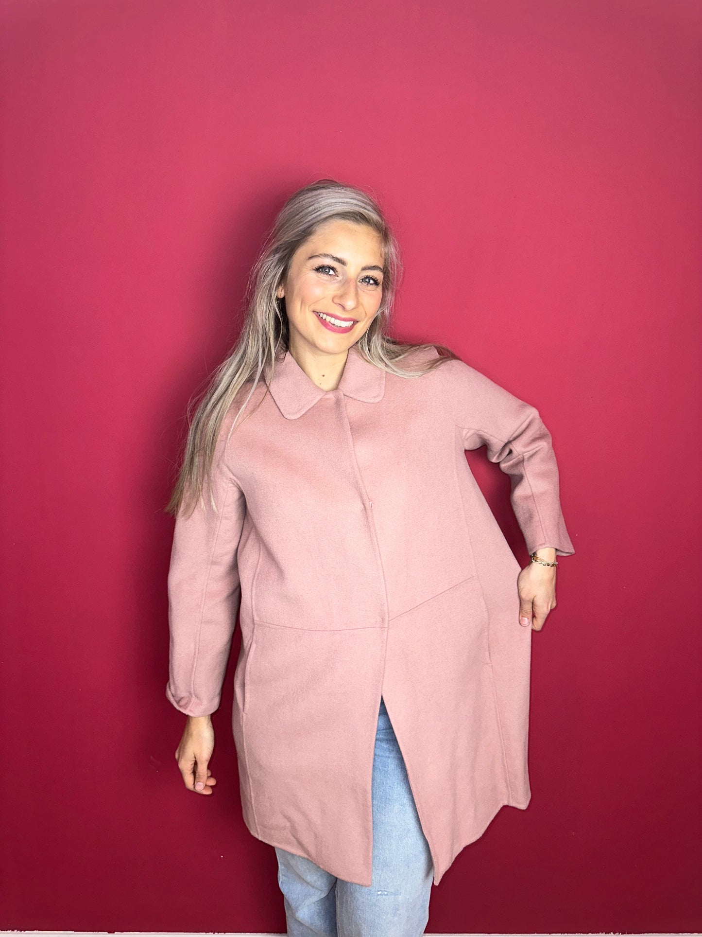Jas Dixie oudroze - Maat S