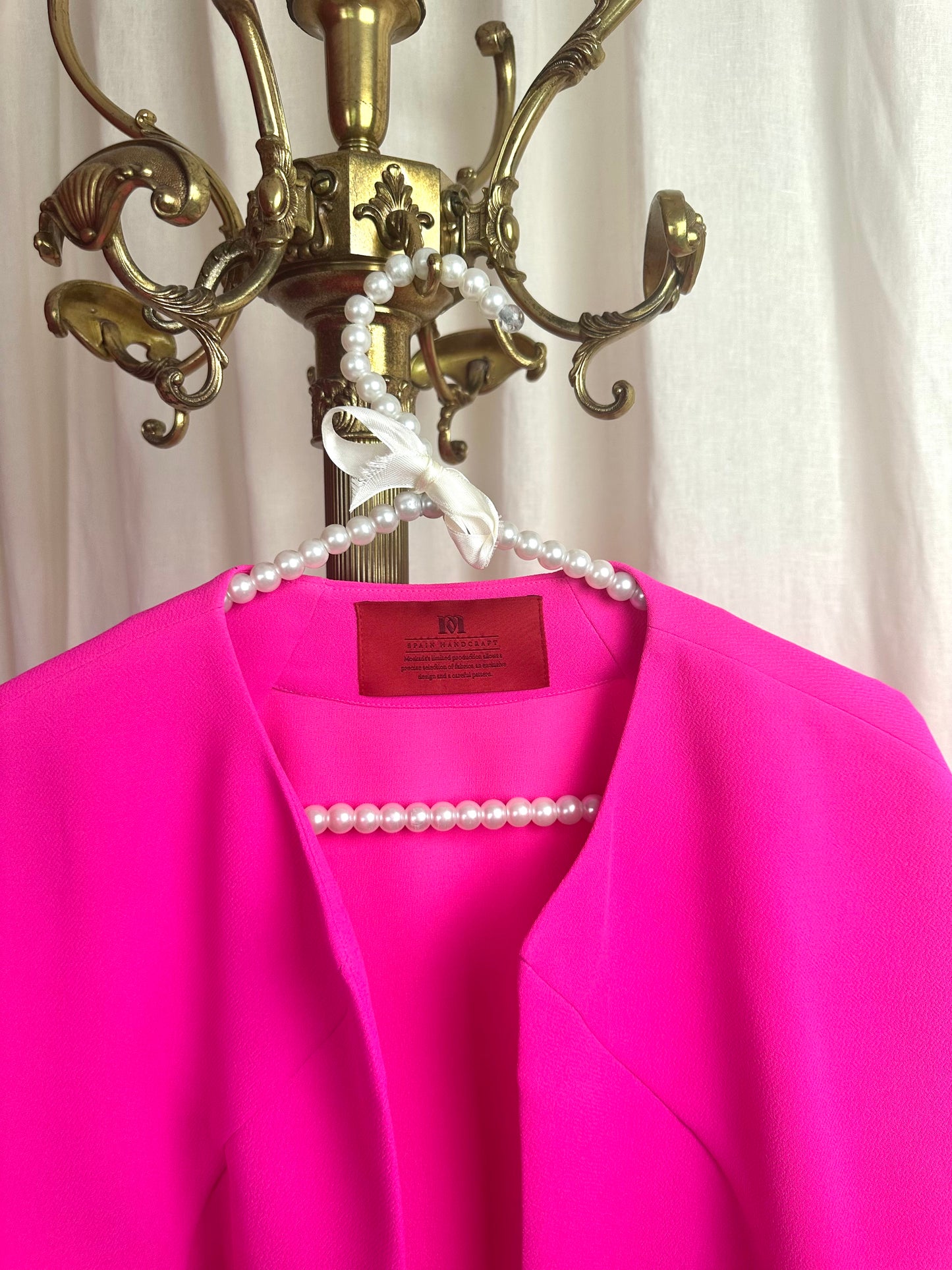 Jas Mosrada Spain Handcraft felroze maat 46