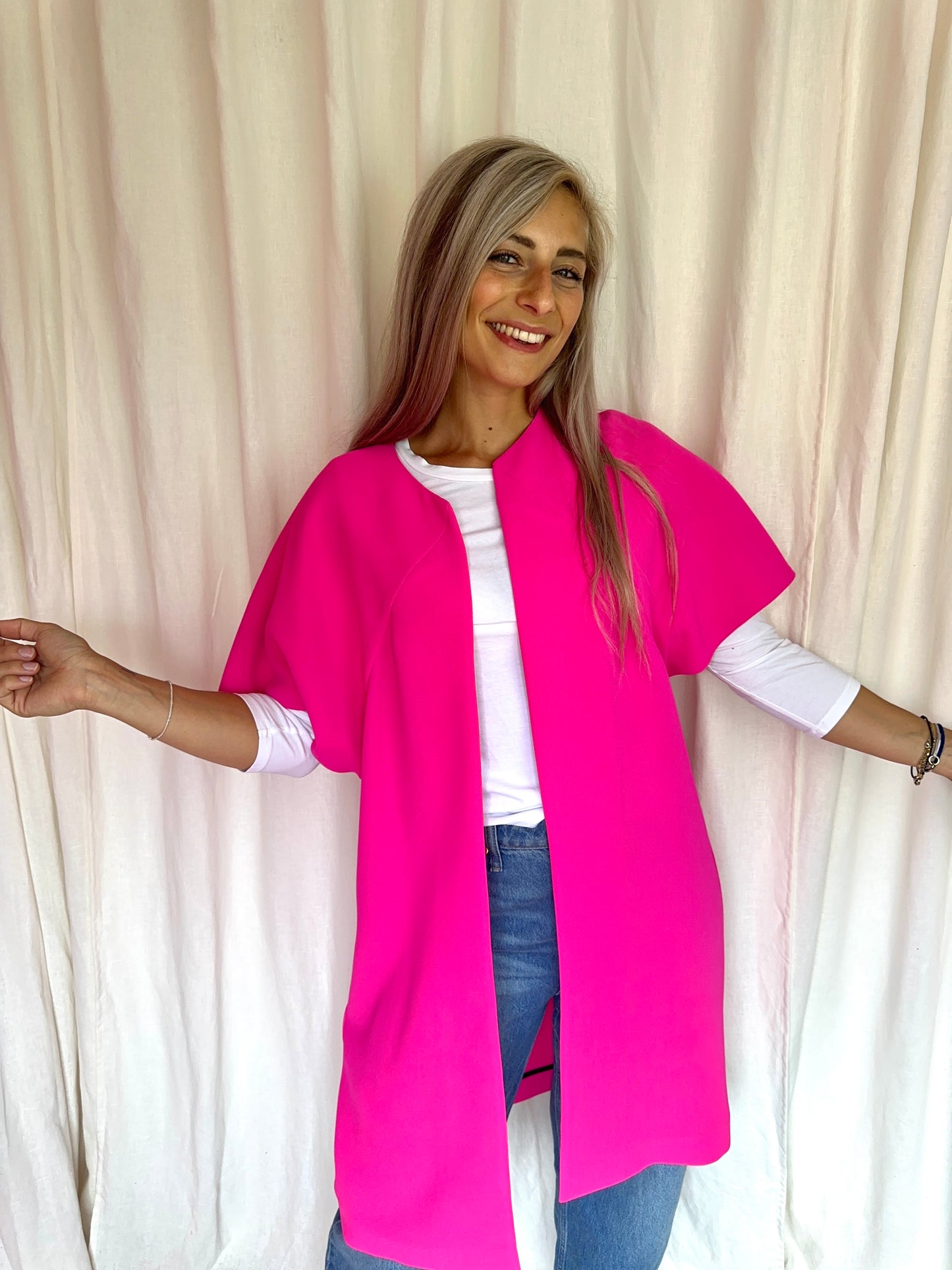 Jas Mosrada Spain Handcraft felroze maat 46