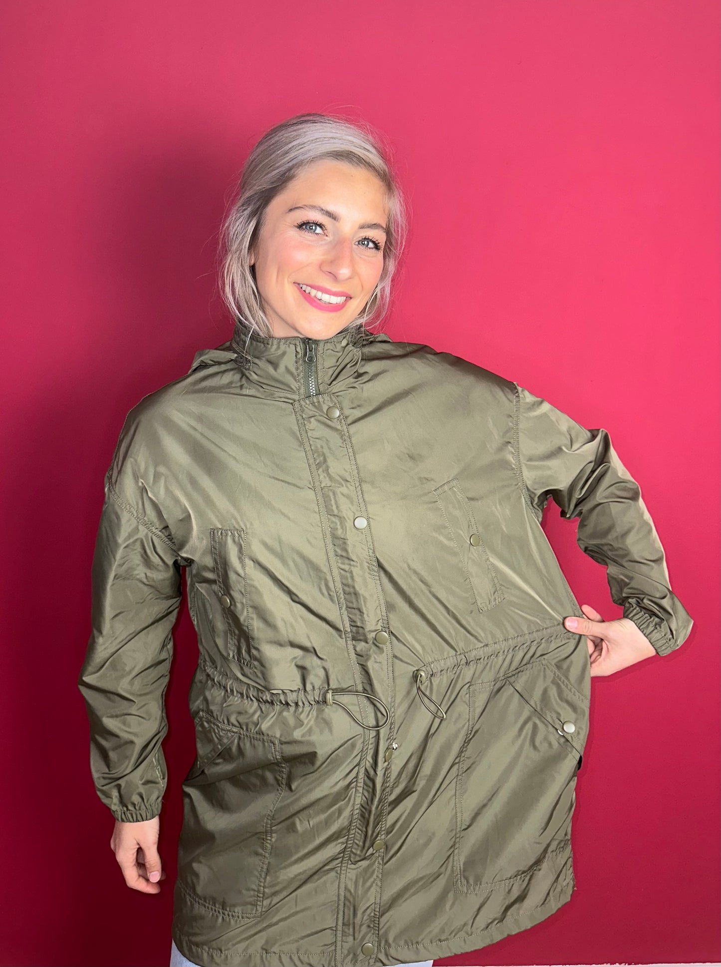 Jas SET legergroen - Maat 38