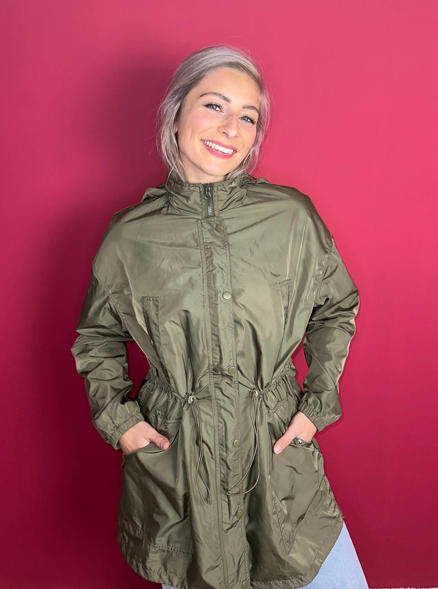 Jas SET legergroen - Maat 38
