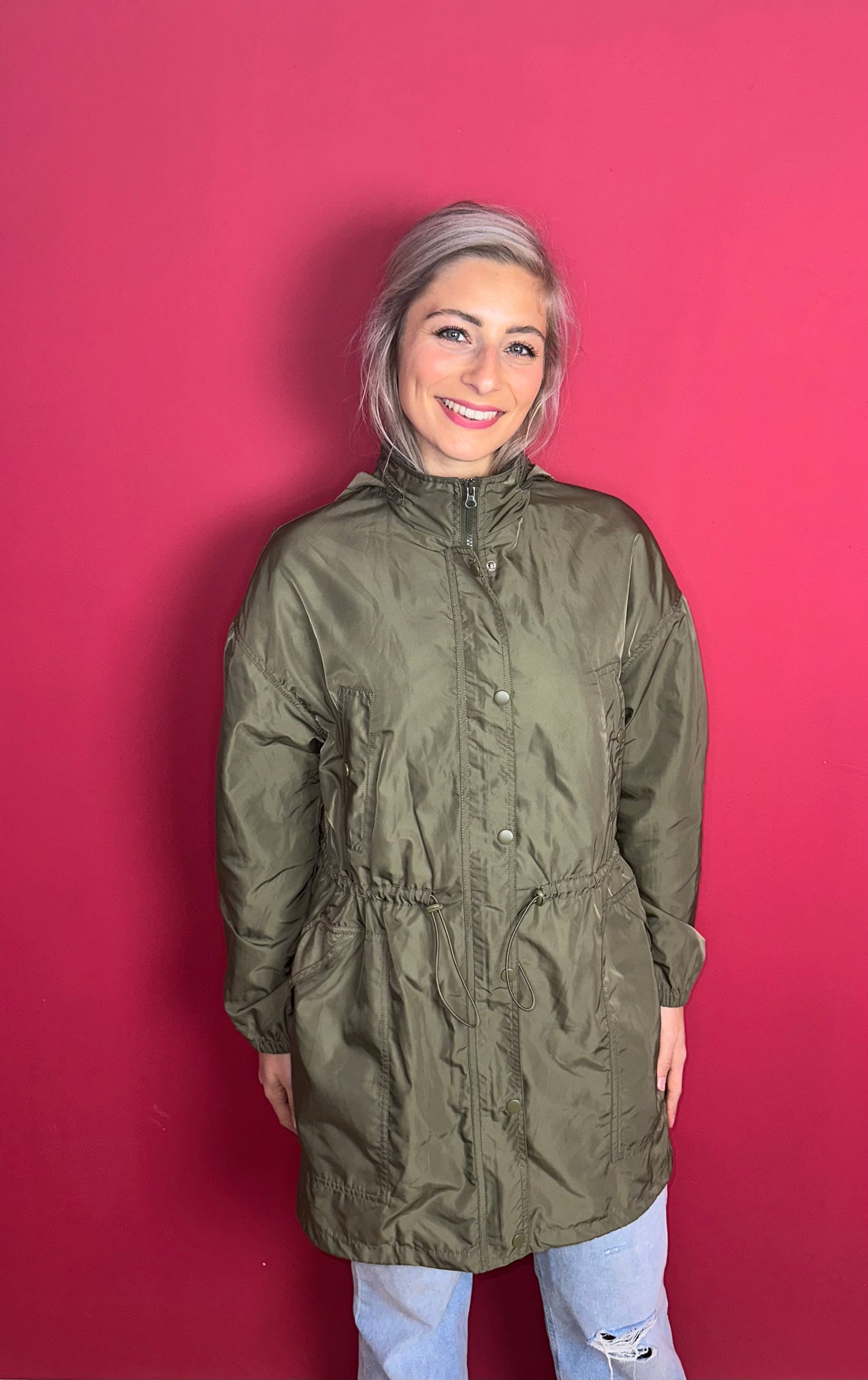 Jas SET legergroen - Maat 38