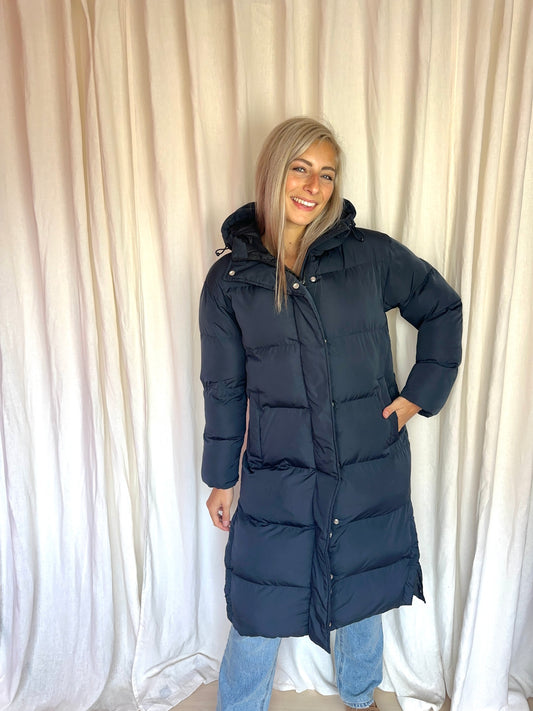 Jas Superdry donkerblauw - Maat 36