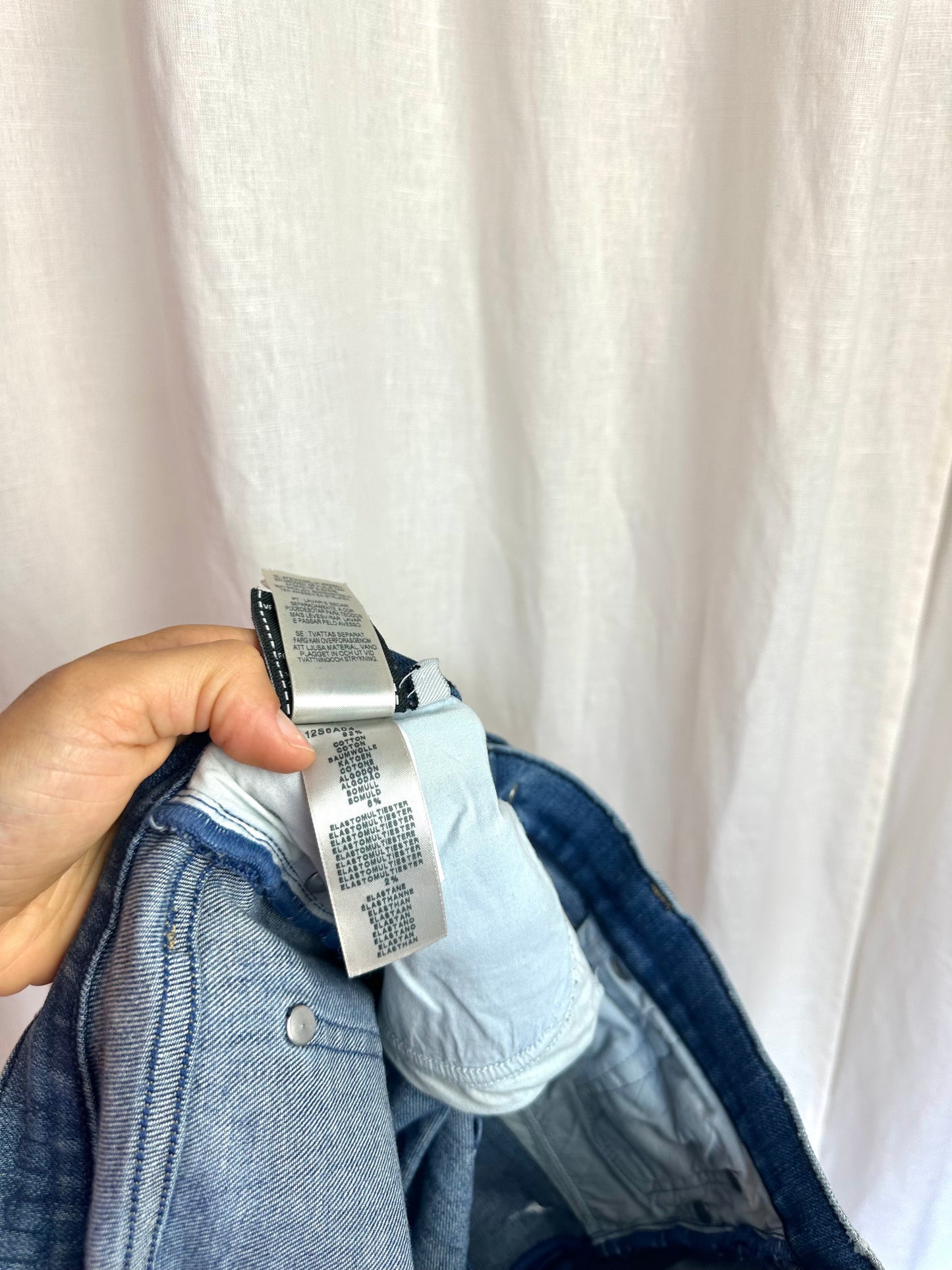Jeans 7ForAllMankind blauw damaged maat 28