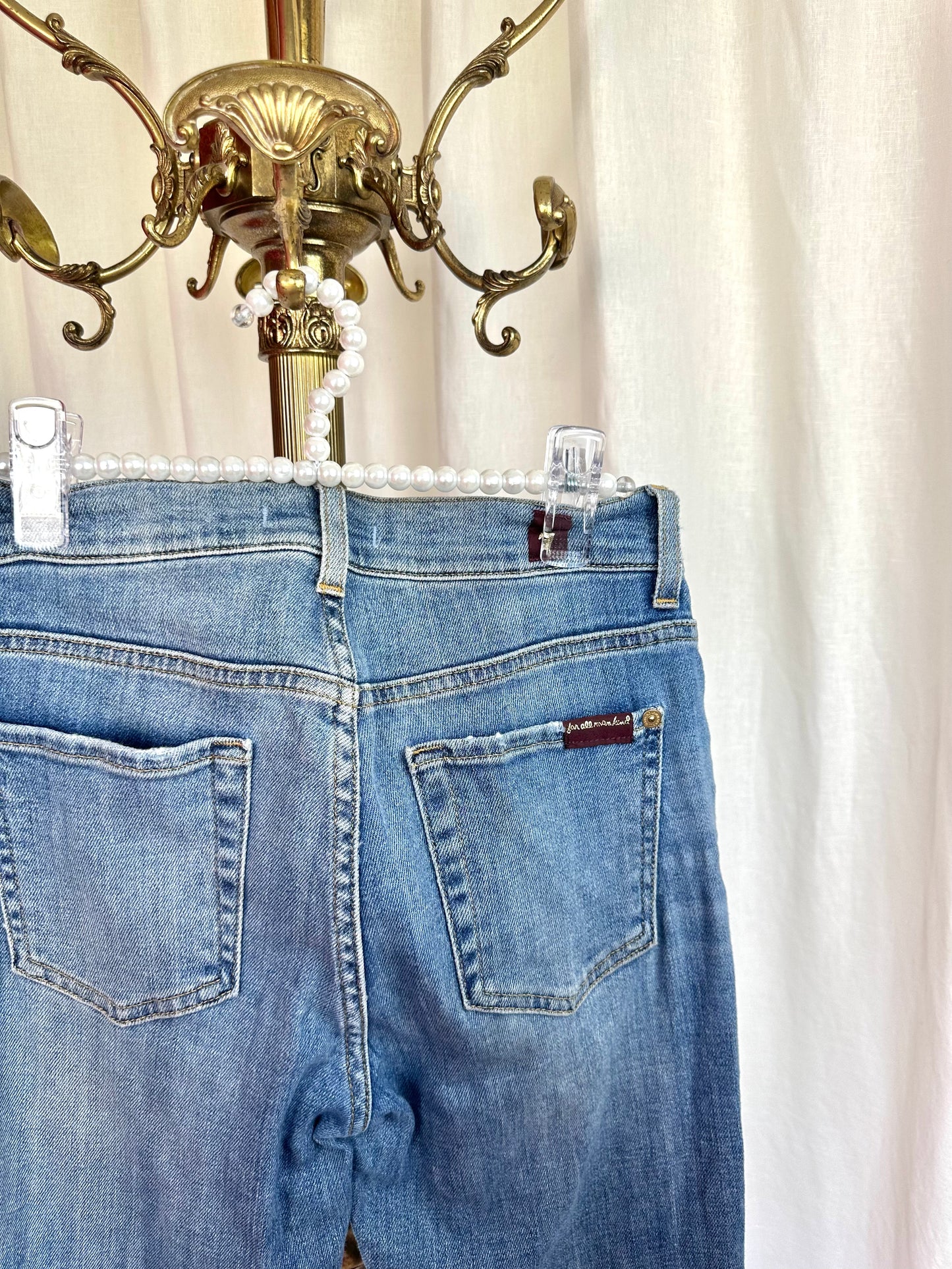Jeans 7ForAllMankind flair blauw licht maat 26
