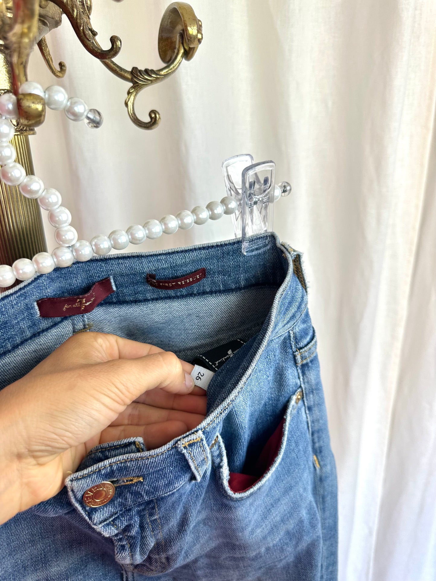 Jeans 7ForAllMankind flair blauw licht maat 26