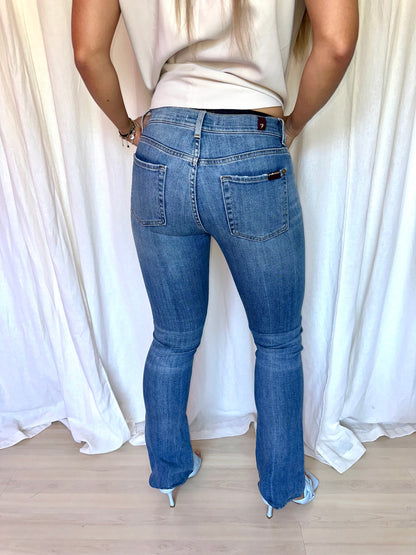 Jeans 7ForAllMankind flair blauw licht maat 26
