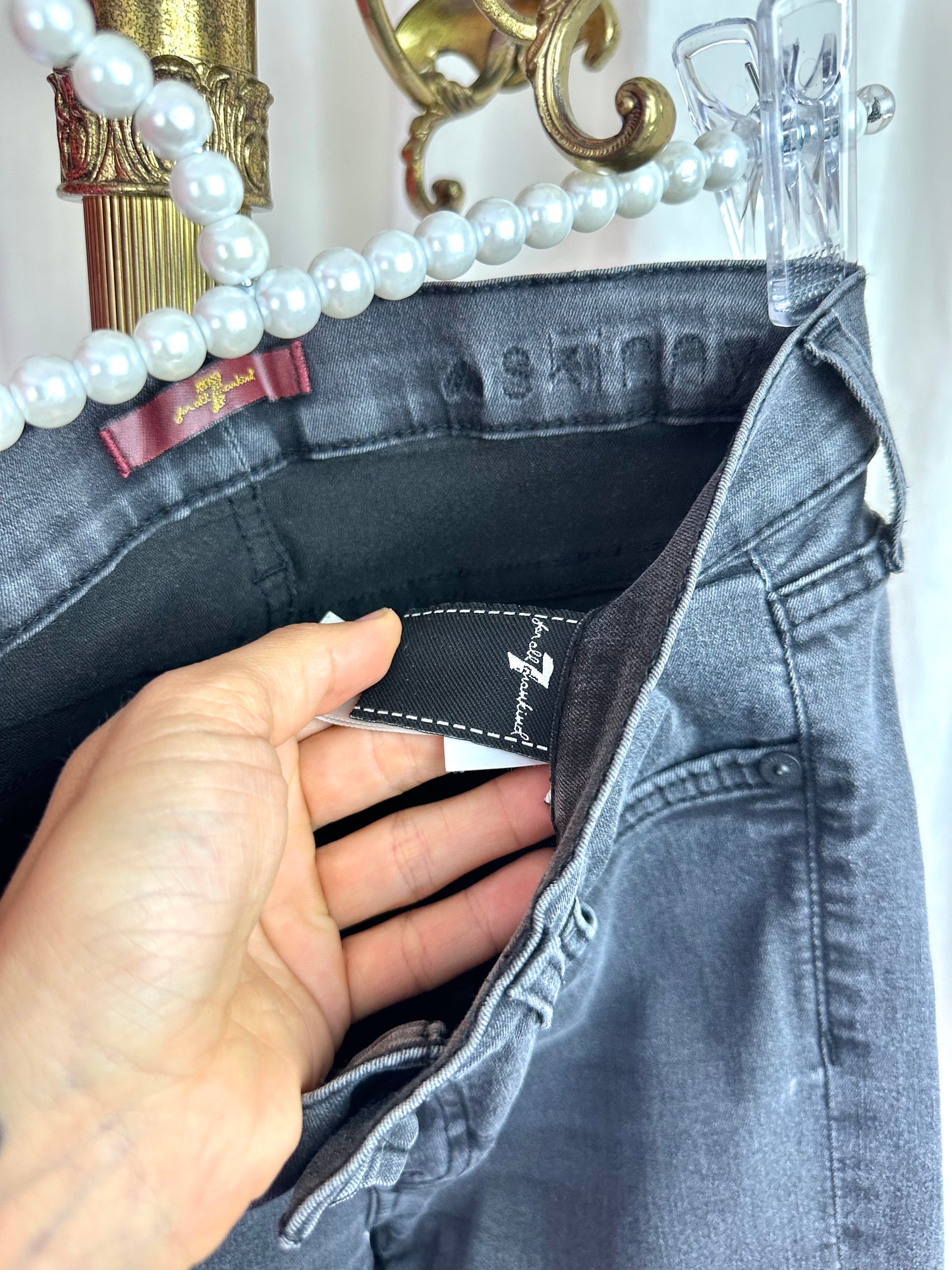 Jeans 7ForAllMankind skinny grijs maat 29