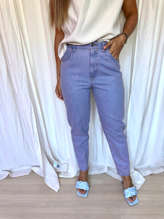 Jeans Âme lila maat 36 lengte 32