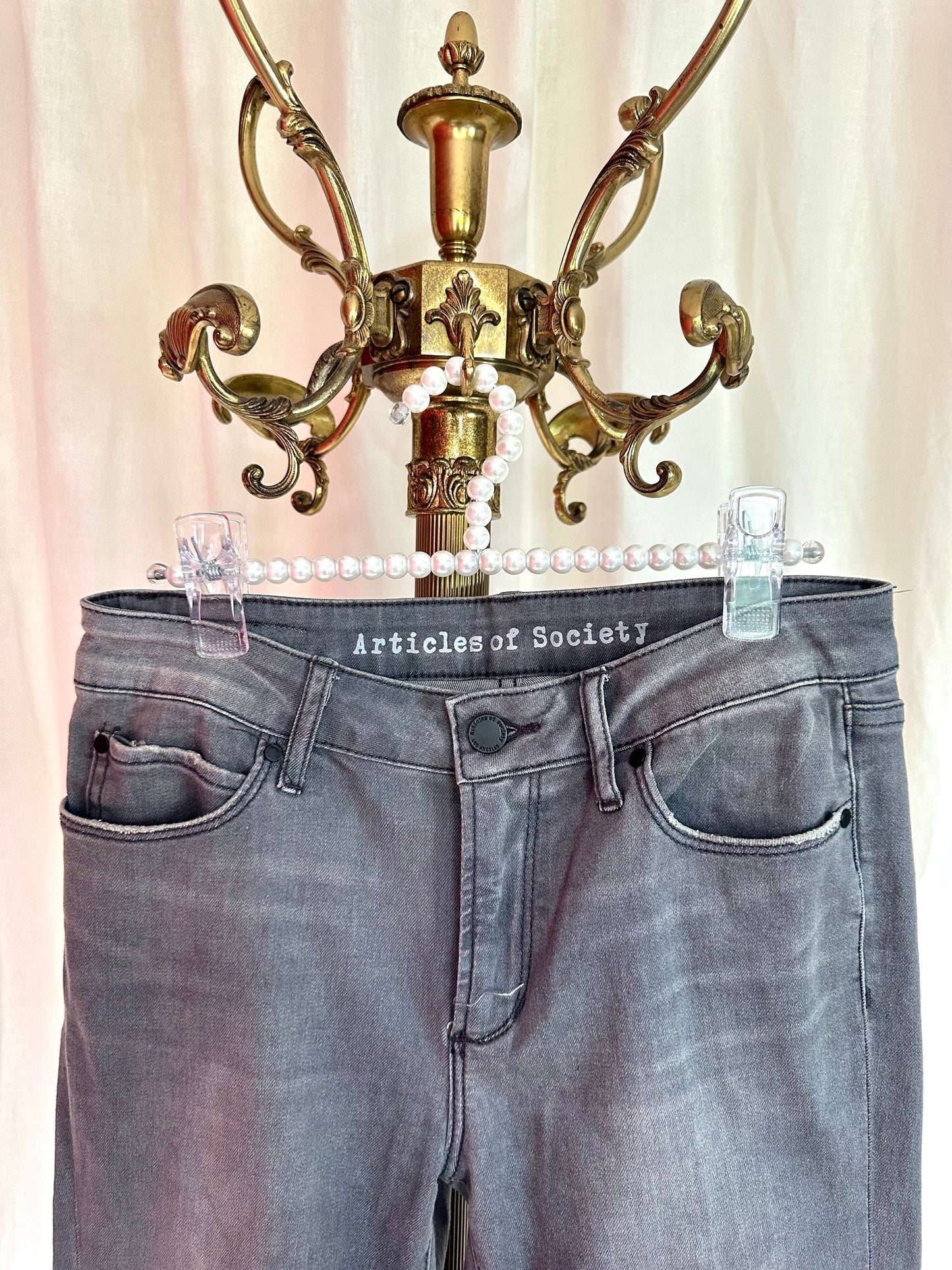 Jeans Articles of society grijs maat 27