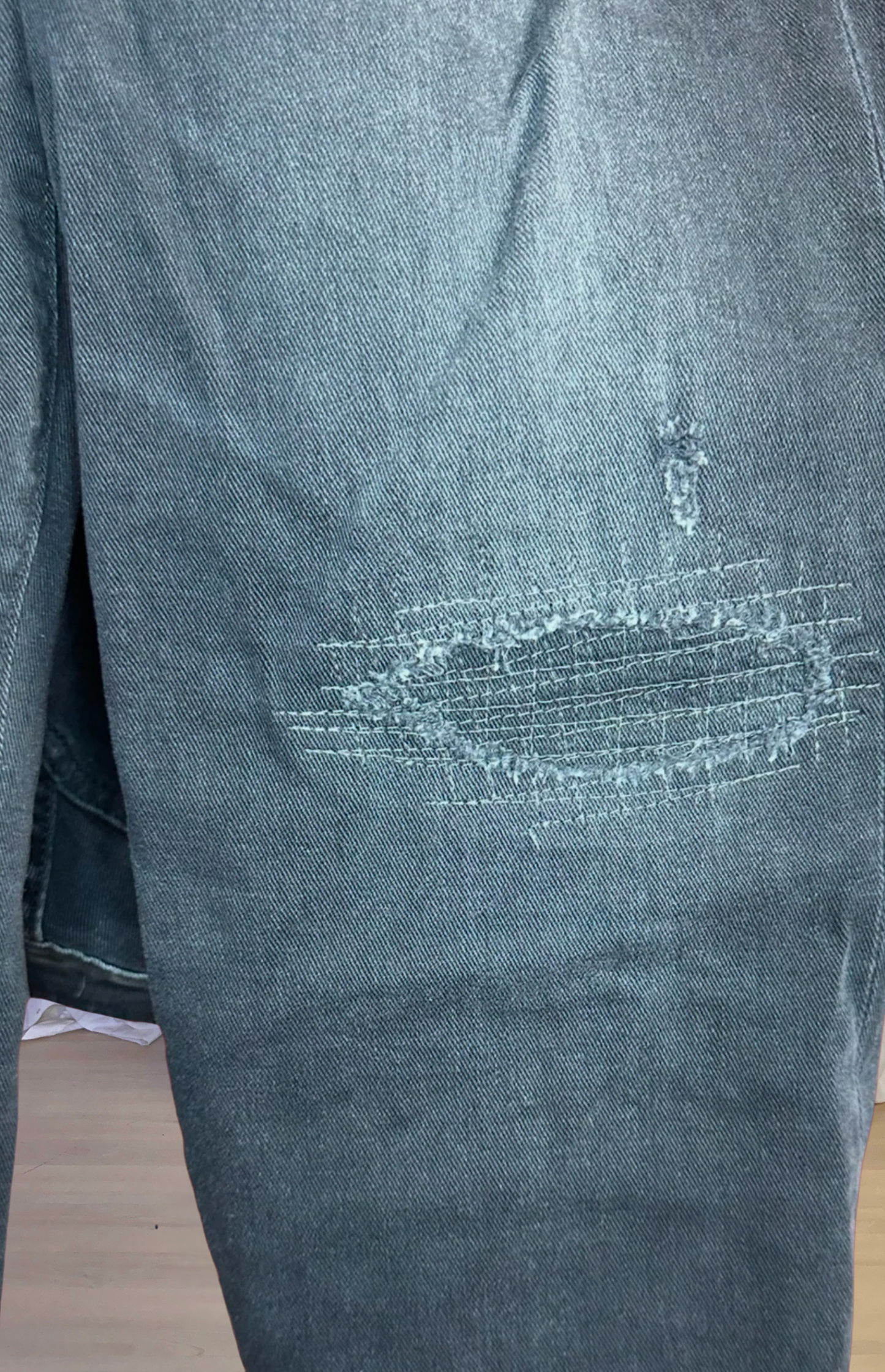 Jeans fermé gris