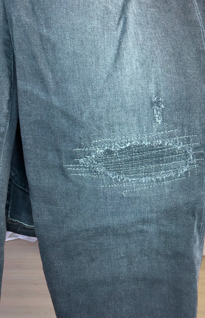 Jeans fermé gris
