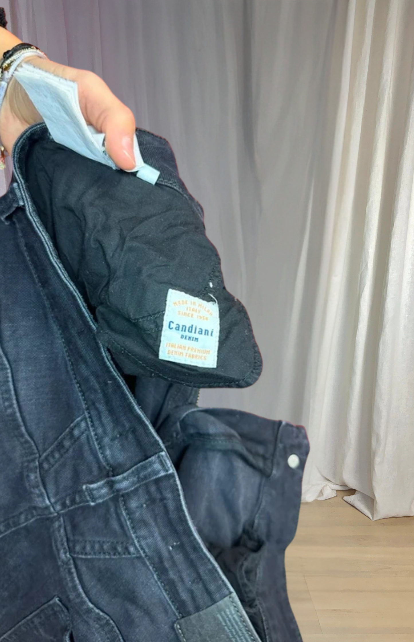 Jeans fermé gris
