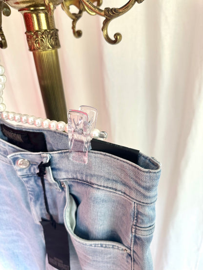 Jeans Drykorn flair lichtblauw maat 30 lengte 34