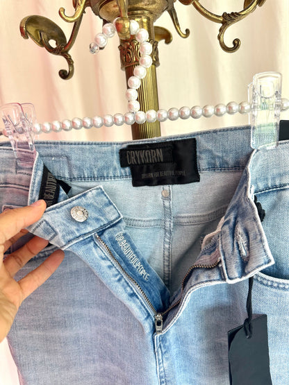 Jeans Drykorn flair lichtblauw maat 30 lengte 34