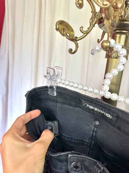 Jeans Drykorn flair zwart maat 27 lente 34