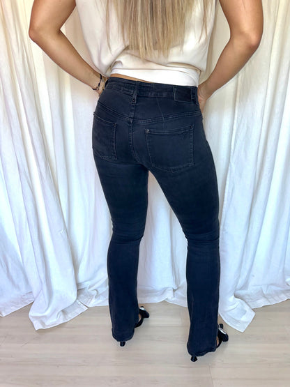 Jeans Drykorn flair zwart maat 27 lente 34