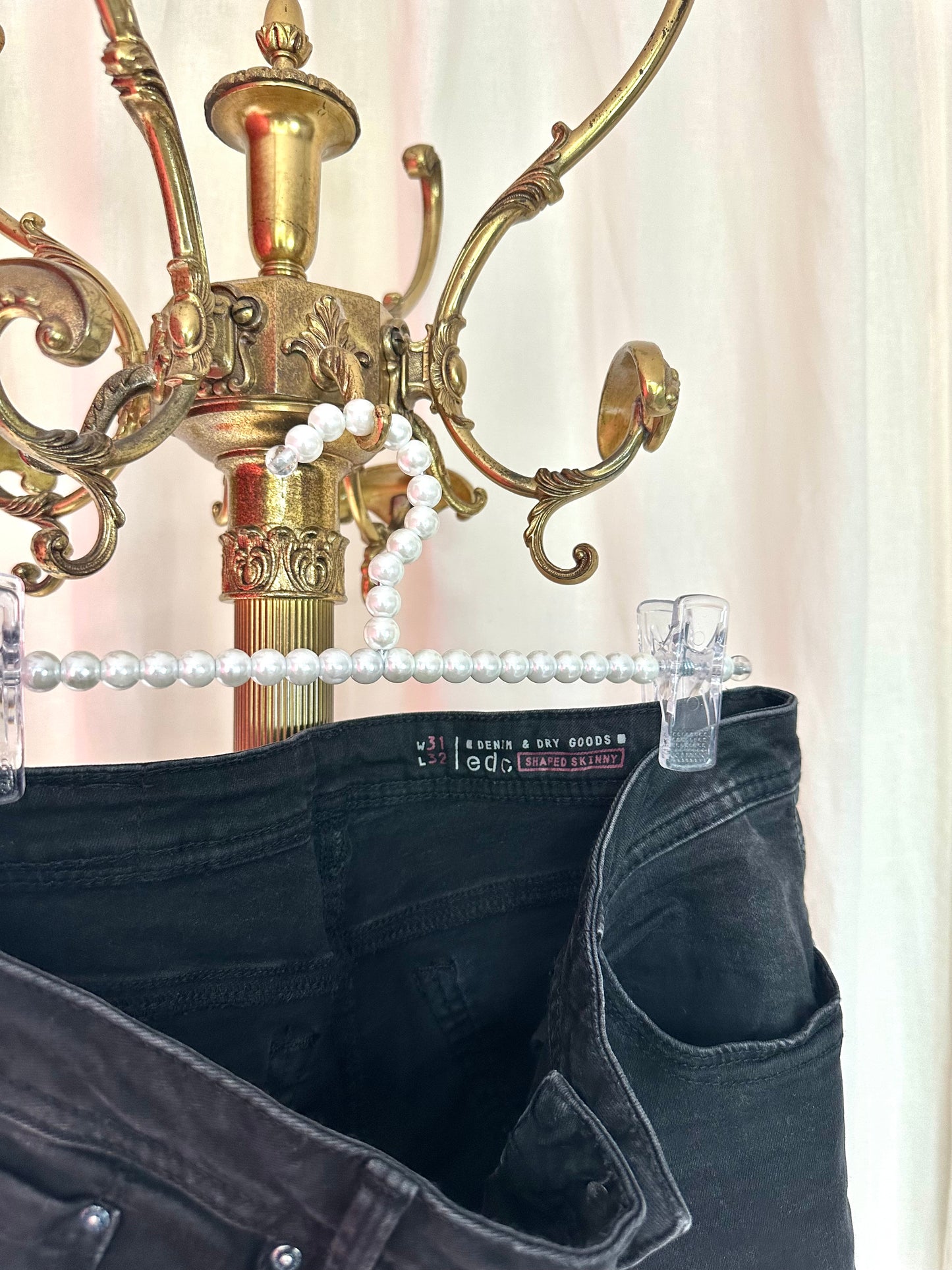 Jeans EDC zwart maat 31 lengte 32