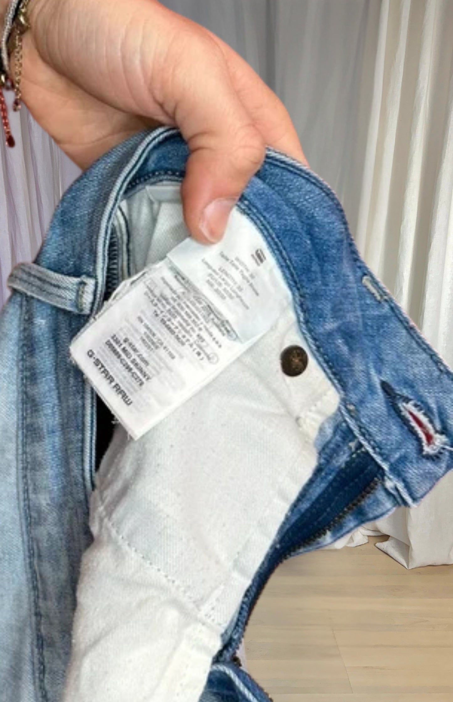 Jeans G-star licht damaged