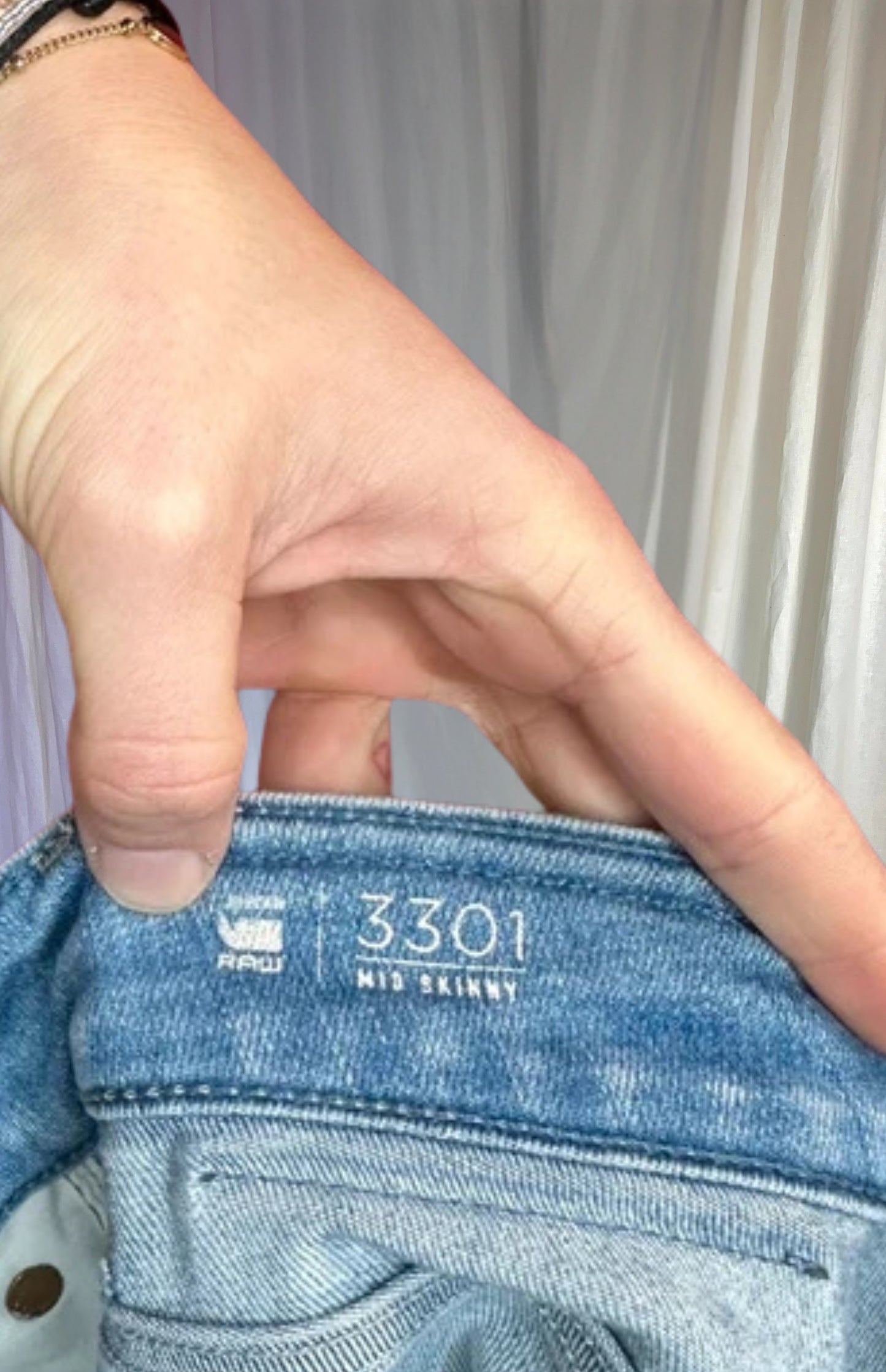 Jeans G-star licht damaged