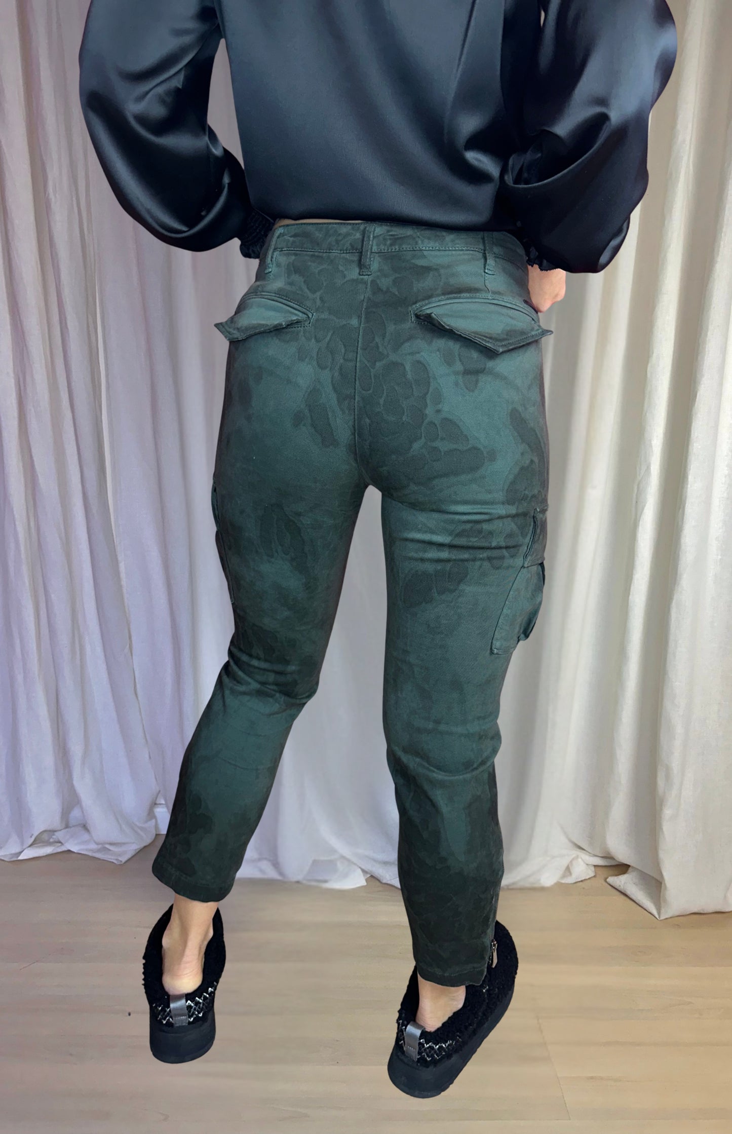 Jeans Jacob Cohen legergroen maat S
